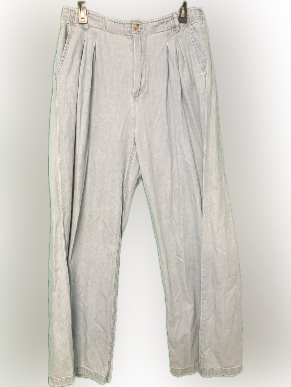 Billabong Light Gray Pleated Chino Pants